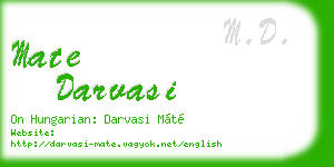 mate darvasi business card