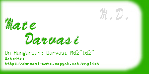 mate darvasi business card